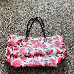 Kate Spade Shore Street Margarita Floral Tote See handle wear/ink spot in photo